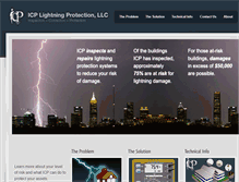 Tablet Screenshot of icplightningprotection.com